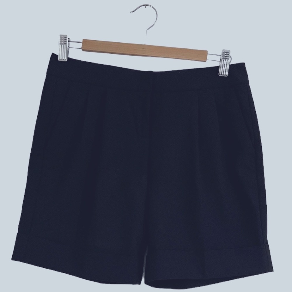 Express Design Studio Editor Black Shorts lined Pleated